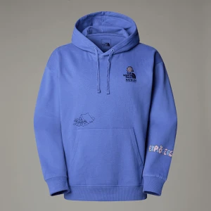 The North Face Bluza Z Kapturem Unisex O Kroju Oversize Mountain Cleanup Virtual Blue Rozmiar XL male