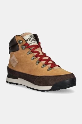 The North Face buty Back to Berkeley IV Leather męskie kolor brązowy NF0A817QOHU1