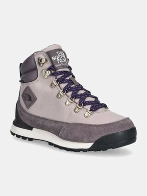 The North Face śniegowce Back to Berkeley IV Textile Waterproof damskie kolor fioletowy lekko ocieplone NF0A81798ON1