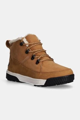 The North Face buty Sierra Mid damskie kolor brązowy ocieplone NF0A4T3XKOM1