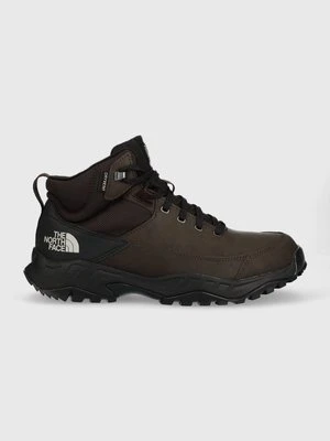 The North Face buty Storm Strike III WP męskie kolor brązowy ocieplone