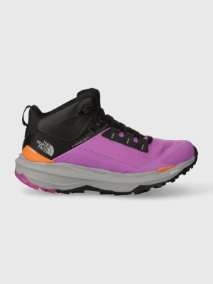 The North Face buty Vectiv Exploris 2 Mid Futurelight damskie kolor fioletowy lekko ocieplone