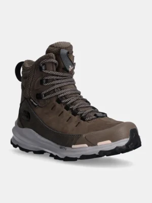 The North Face buty Vectiv Fastpack Insulated damskie kolor brązowy ocieplone NF0A8AEWIX71