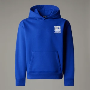 The North Face Chłopięca Bluza O Kroju Oversize Z Kapturem I Grafiką Coordinates Tnf Blue Rozmiar XS male