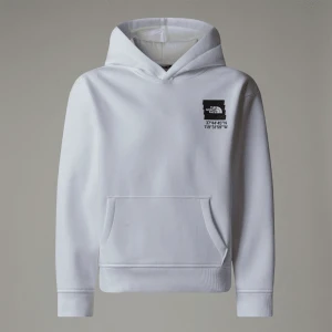 The North Face Chłopięca Bluza O Kroju Oversize Z Kapturem I Grafiką Coordinates Tnf White Rozmiar XS male