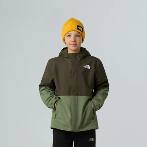 The North Face Chłopięca Ciepła Kurtka Przeciwdeszczowa Antora New Taupe Green-bark Mist Rozmiar XL male