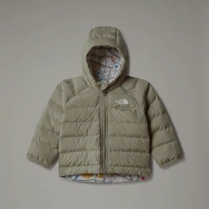 The North Face Chłopięca Dwustronna Kurtka Perrito Clay Grey Rozmiar 3-6 miesiecy unisex