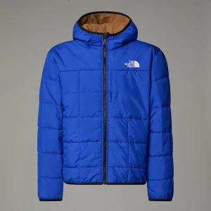 The North Face Chłopięca Dwustronna Kurtka Z Kapturem I Zamkiem Na Całej Długości Shasta Tnf Blue Rozmiar XXL male