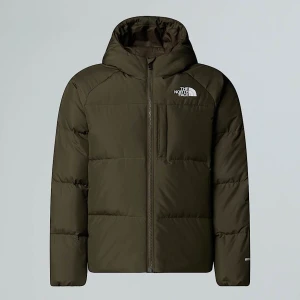 The North Face Chłopięca Kurtka Puchowa Z Kapturem North New Taupe Green Rozmiar L male