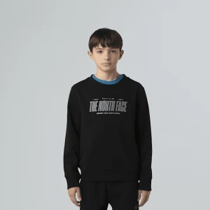 The North Face Chłopięca Luźna Bluza Z Odblaskowym Logo Tnf Black Rozmiar XL male