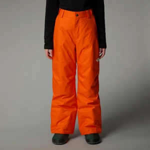 The North Face Chłopięce Ocieplane Spodnie Freedom Tnf Orange Rozmiar S male