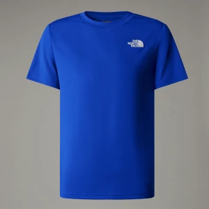 The North Face Chłopięcy T-shirt Reaxion Tnf Blue Rozmiar L male