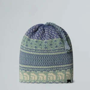 The North Face Czapka Beanie Cabin Ski Tuke Slate Moss Jacquard-tassel Rozmiar Rozmiar uniwersalny male
