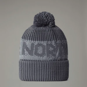 The North Face Czapka Beanie Retro Cabin High Rise Grey-smoked P Rozmiar Rozmiar uniwersalny male