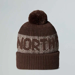 The North Face Czapka Beanie Retro Cabin Smokey Brown-white Dune Rozmiar Rozmiar uniwersalny male