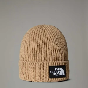 The North Face Czapka Beanie Z Mankietem I Logo Tnf Khaki Stone Rozmiar Rozmiar uniwersalny male