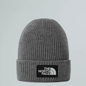 The North Face Czapka Beanie Z Mankietem I Logo Tnf Tnf Medium Grey Heather Rozmiar Rozmiar uniwersalny male