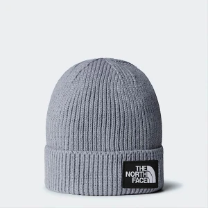 The North Face Czapka Beanie Z Mankietem I Logo Tnf Tnf Medium Grey Heather Rozmiar Rozmiar uniwersalny male