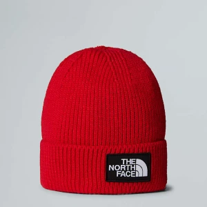The North Face Czapka Beanie Z Mankietem I Logo Tnf Tnf Red Rozmiar Rozmiar uniwersalny male