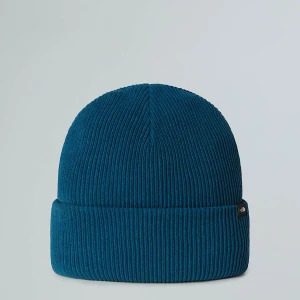 The North Face Czapka Beanie Z Mankietem Urban Midnight Petrol Rozmiar Rozmiar uniwersalny male