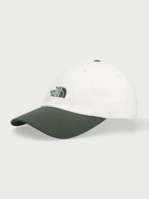 The North Face czapka bejsbolówka z bawełną Norm beżowy