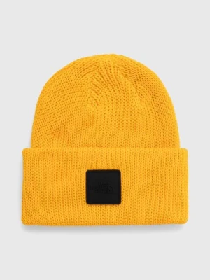 Zdjęcie produktu The North Face czapka kolor pomarańczowy z grubej dzianiny