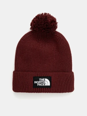 The North Face czapka TNF Logo Box kolor bordowy NF0A8CHF0VO1