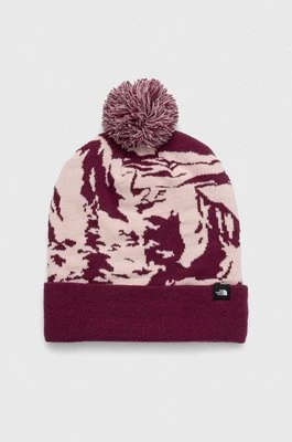 The North Face czapka Tuke kolor różowy