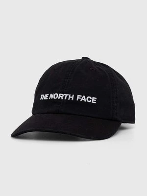 The North Face czapka z daszkiem kolor czarny z aplikacją NF0A7WHP1IS1