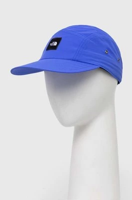 The North Face czapka z daszkiem kolor niebieski z aplikacją NF0A7WHBQBO1