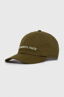 The North Face czapka z daszkiem kolor zielony z aplikacją NF0A7WHP1IM1