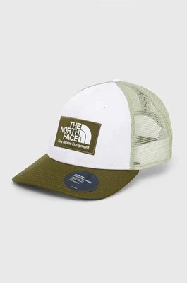 The North Face czapka z daszkiem kolor zielony z aplikacją NF0A5FX8TIO1