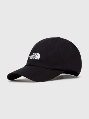 The North Face czapka z daszkiem Norm Hat kolor czarny z aplikacją NF0A7WHOJK31