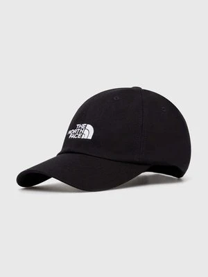 The North Face czapka z daszkiem Norm Hat kolor czarny z aplikacją NF0A7WHOJK31