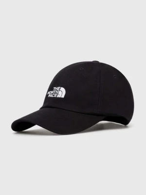 The North Face czapka z daszkiem Norm Hat kolor czarny z aplikacją NF0A7WHOJK31