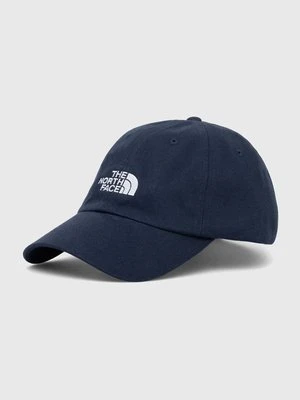 The North Face czapka z daszkiem Norm Hat kolor granatowy z aplikacją NF0A7WHO8K21