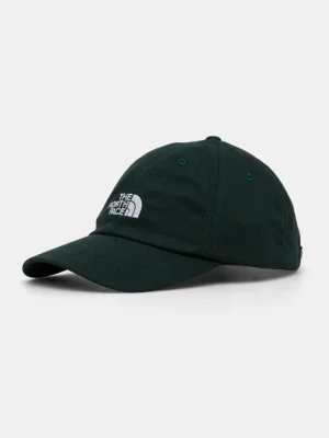 The North Face czapka z daszkiem Norm Hat kolor zielony gładka NF0A7WHO1KI1