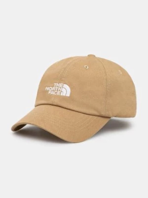 The North Face czapka z daszkiem Norm Hat kolor zielony z aplikacją NF0A7WHOLK51