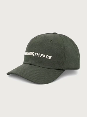 The North Face czapka z daszkiem z bawełną Norm zielony