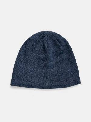 The North Face czapka z domieszką wełny Jim Beanie granatowy