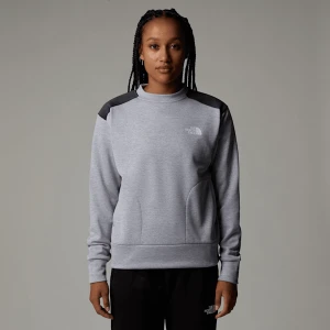 The North Face Damska Bluza Polarowa Reaxion Tnf Light Grey Heather-asphalt Grey Rozmiar XS female