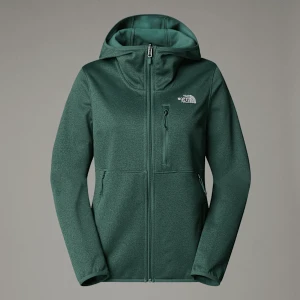 The North Face Damska Bluza Polarowa Z Kapturem Lixus 2.0 Dark Sage Dark Heather-asphalt Grey Dark Heather-tnf Black Rozmiar S female