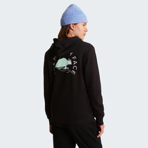 The North Face Damska Bluza Z Kapturem I Grafiką O Regularnym Kroju Monte Tnf Black Rozmiar XS female
