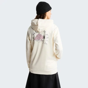 The North Face Damska Bluza Z Kapturem I Grafiką O Regularnym Kroju Monte White Dune Rozmiar S female