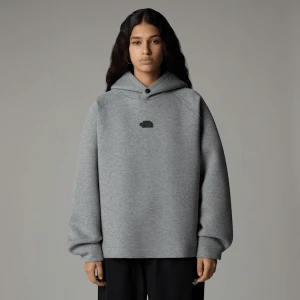 The North Face Damska Bluza Z Kapturem Relaxed Metallic Silver Heather Rozmiar L female