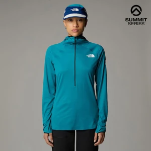 The North Face Damska Bluza Z Kapturem Summit Direct Sun Deep Teal Rozmiar L female