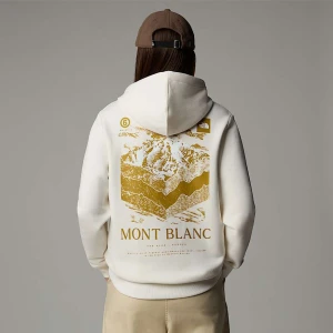 The North Face Damska Bluza Z Kapturem Topographic White Dune Rozmiar L female