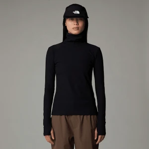 The North Face Damska Koszulka Z Długim Rękawem I Golfem Tnf Black Rozmiar L female