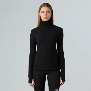 The North Face Damska Koszulka Z Długim Rękawem I Golfem Tnf Black Rozmiar L female