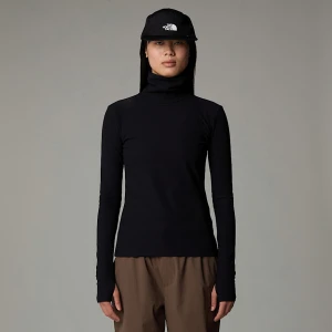 The North Face Damska Koszulka Z Długim Rękawem I Golfem Tnf Black Rozmiar L female